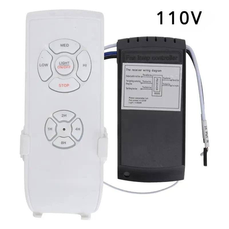Universal Ceiling Fan Lamp Remote Control Kit With Timing And Wind Speed Adjustment 6