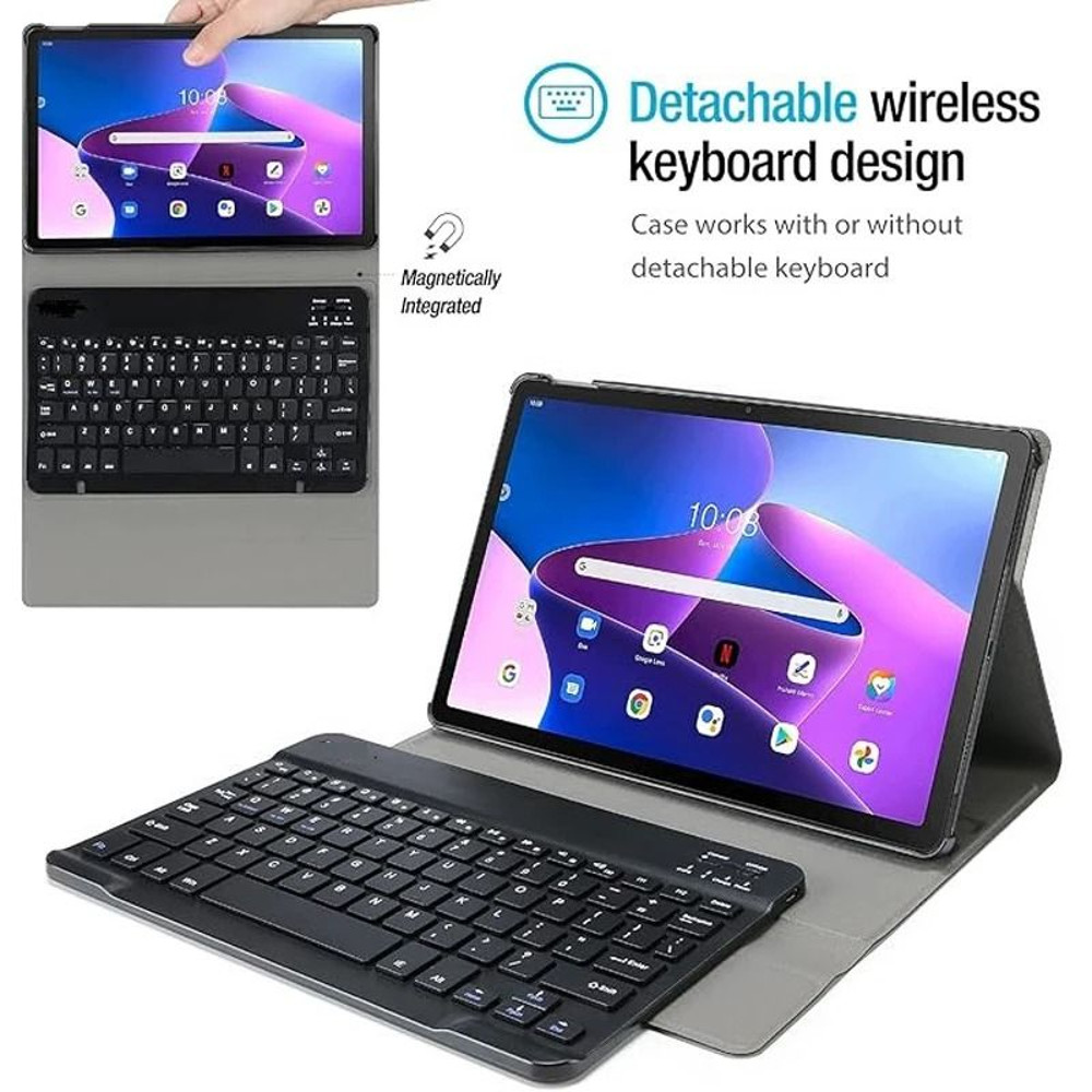 Keyboard Case With Detachable Cover For Lenovo Xiaoxin Pad 2024 And Lenovo Tab M11 11 Inch 2
