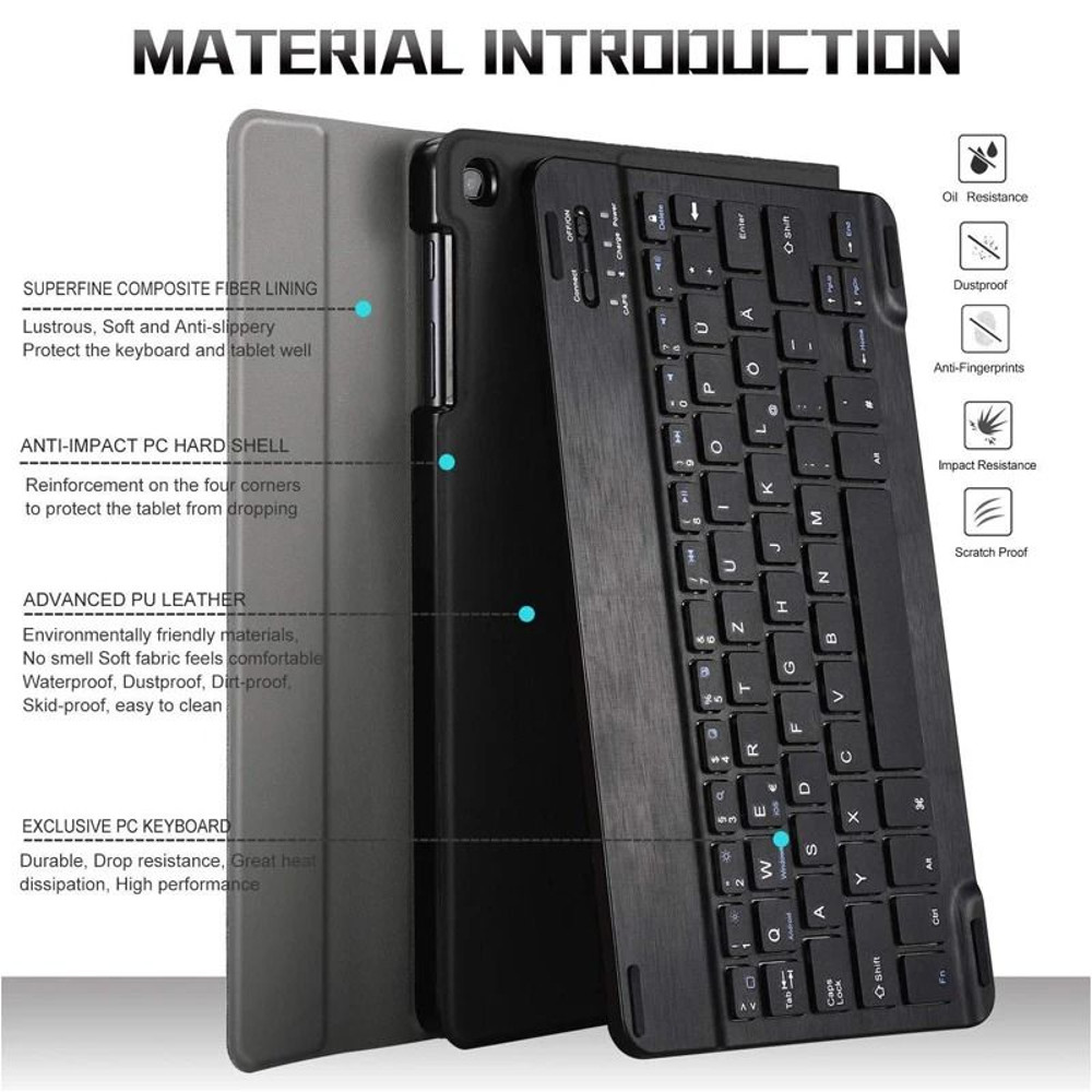 Keyboard Case With Detachable Cover For Lenovo Xiaoxin Pad 2024 And Lenovo Tab M11 11 Inch 3