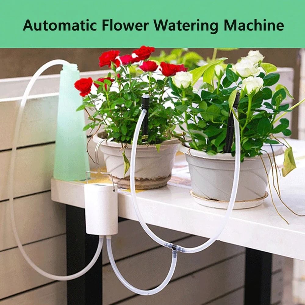 Intelligent Drip Irrigation Self Watering System Kit With 2 To 16 Heads For Indoor And Outdoor Plan 1