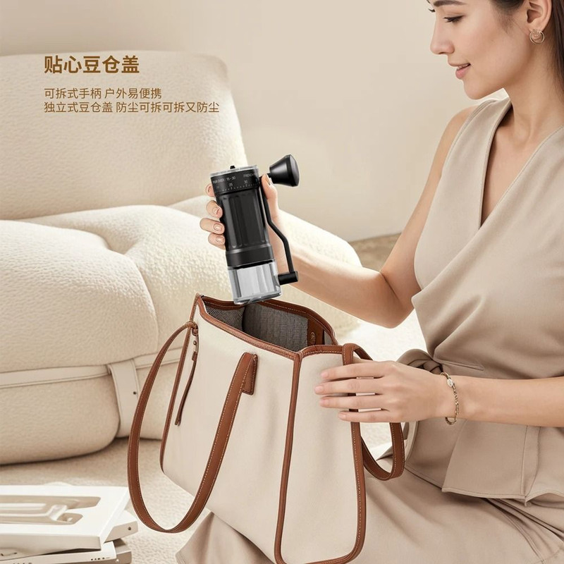 Portable Manual Coffee Grinder With 40 Adjustable Settings 2