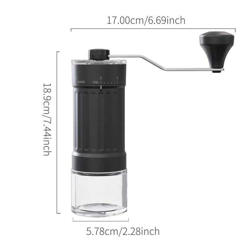 Portable Manual Coffee Grinder With 40 Adjustable Settings 4