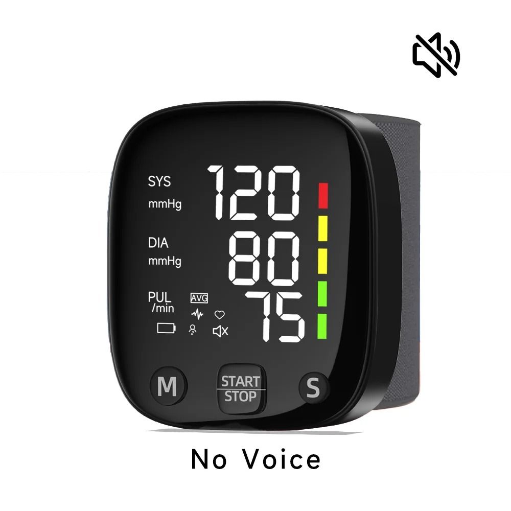 Rechargeable Digital Wrist Blood Pressure Monitor With Voice Broadcast 7