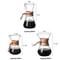Hand Glass Coffee Kettle Stainless Steel Filter Pour Over Pot 5