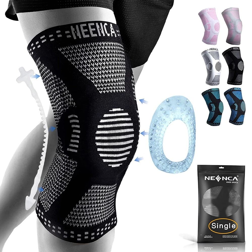 NEENCA Copper Knee Brace With Patella Gel Pad And Side Stabilizers For Pain Relief And Sports Suppo 12