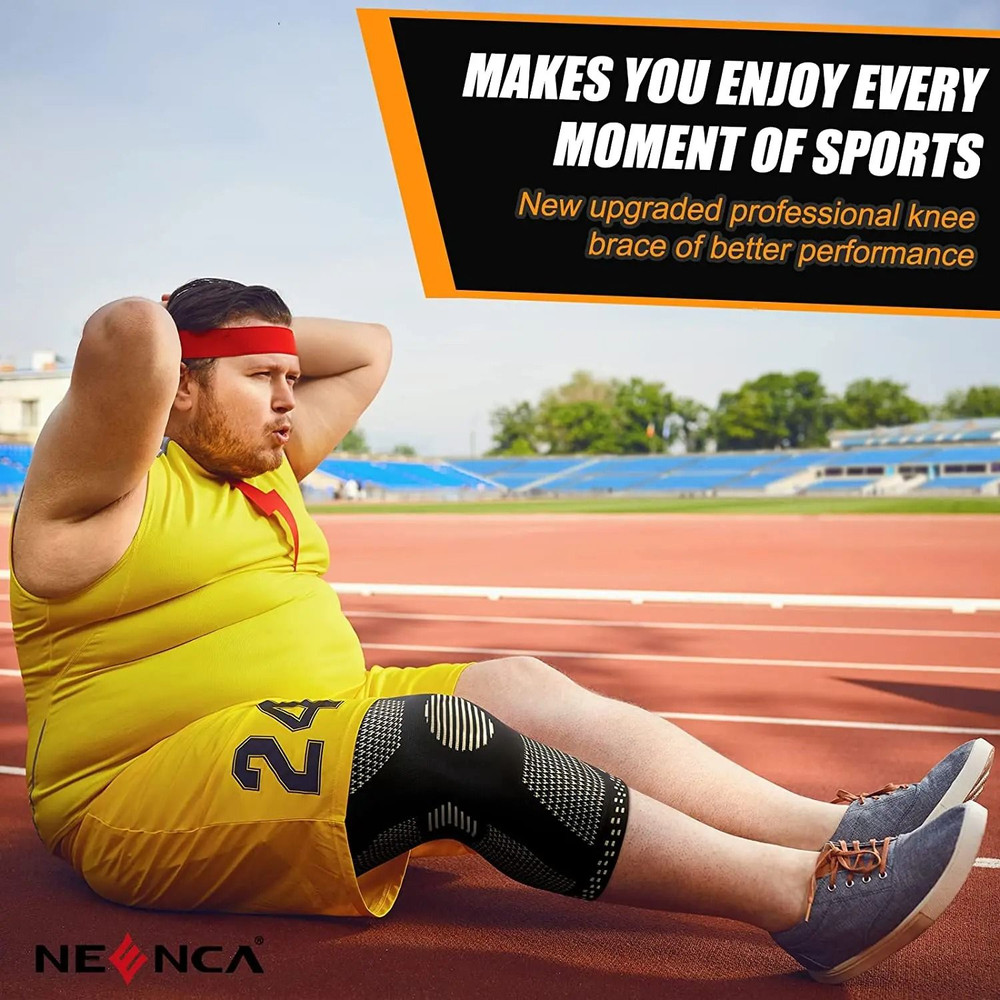 NEENCA Copper Knee Brace With Patella Gel Pad And Side Stabilizers For Pain Relief And Sports Suppo 5