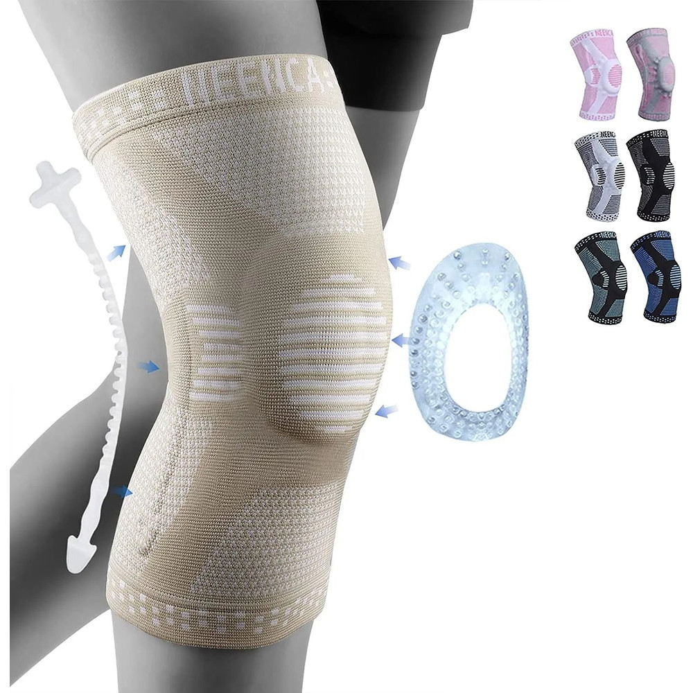 NEENCA Copper Knee Brace With Patella Gel Pad And Side Stabilizers For Pain Relief And Sports Suppo 6