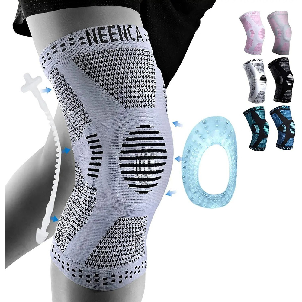 NEENCA Copper Knee Brace With Patella Gel Pad And Side Stabilizers For Pain Relief And Sports Suppo 8