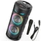 30W Wireless Column Party Bluetooth Speaker Big Bass Karaoke USB Microphone 1