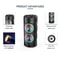 30W Wireless Column Party Bluetooth Speaker Big Bass Karaoke USB Microphone 2