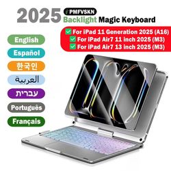 360 degree magic keyboard case for ipad 11 13 inch