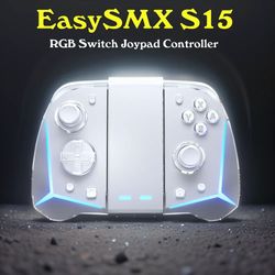 easysmx s15 wireless rgb joypad controller for nintendo switch oled
