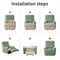 Waterproof Recliner Sofa Cover With Anti Slip Design For Living Room Armchair Protection 2