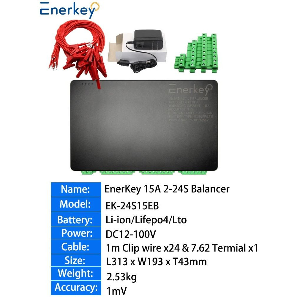 Enerkey Smart Active Battery Balancer With APP Control For Lifepo4 Lipo And LTO Packs 11