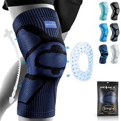 neenca knee brace support with side stabilizers and patella gel pad