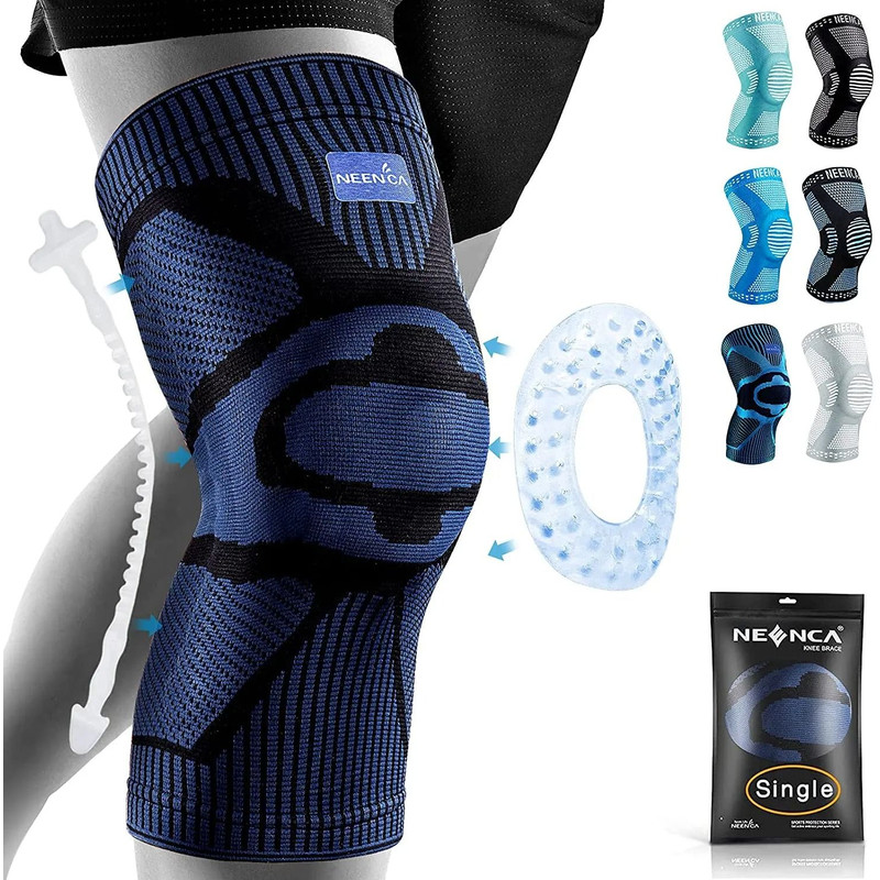 NEENCA Knee Brace Support With Side Stabilizers And Patella Gel Pad 9