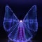 Belly Dance LED Isis Wings Fluorescent Butterfly Performance Costume 14
