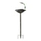Garden Birdbath Sturdy Iron Standing Outdoor Vintage Bird Bath Bowl For Patio Yard 9