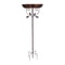 Garden Birdbath Sturdy Iron Standing Outdoor Vintage Bird Bath Bowl For Patio Yard 12