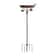 Garden Birdbath Sturdy Iron Standing Outdoor Vintage Bird Bath Bowl For Patio Yard 14