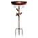 Garden Birdbath Sturdy Iron Standing Outdoor Vintage Bird Bath Bowl For Patio Yard 15