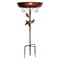 Garden Birdbath Sturdy Iron Standing Outdoor Vintage Bird Bath Bowl For Patio Yard 15