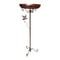 Garden Birdbath Sturdy Iron Standing Outdoor Vintage Bird Bath Bowl For Patio Yard 16