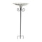 Garden Birdbath Sturdy Iron Standing Outdoor Vintage Bird Bath Bowl For Patio Yard 21