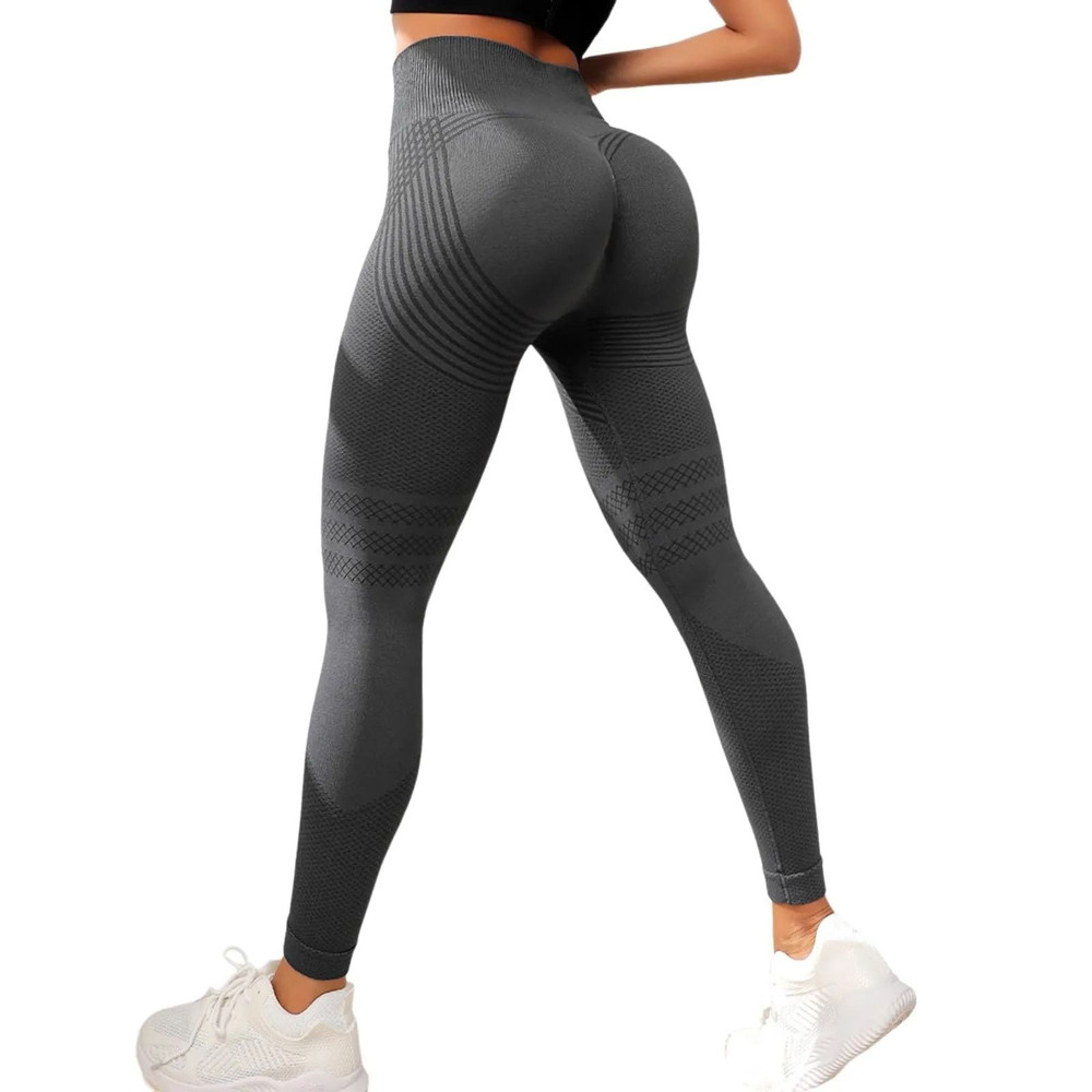 High Waist Compression Slimming Leggings For Women Seamless Push Up Yoga And Fitness Pants 8