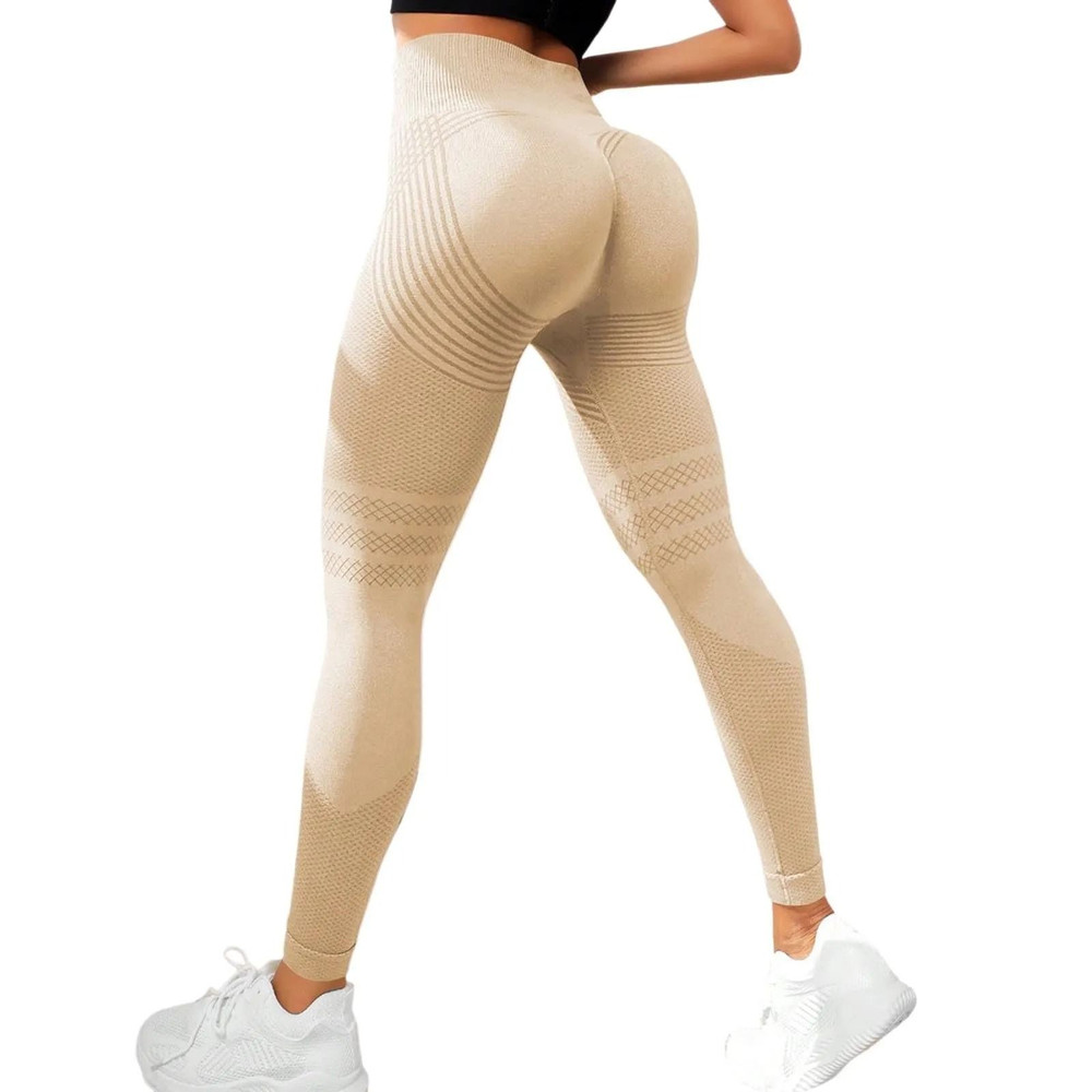 High Waist Compression Slimming Leggings For Women Seamless Push Up Yoga And Fitness Pants 5