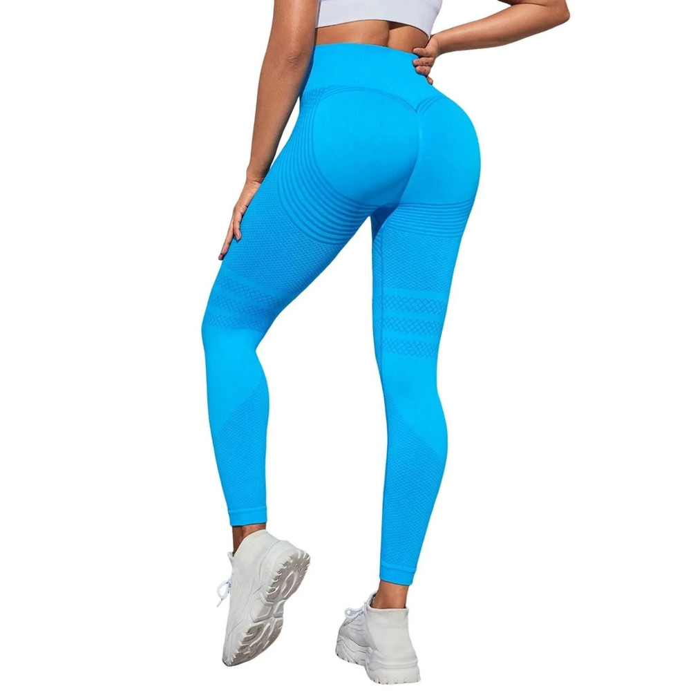 High Waist Compression Slimming Leggings For Women Seamless Push Up Yoga And Fitness Pants 7