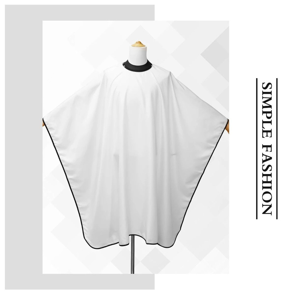 Professional Barber Salon Apron With Silicone Collar Waterproof Hairdressing Cape 1
