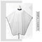 Professional Barber Salon Apron With Silicone Collar Waterproof Hairdressing Cape 1