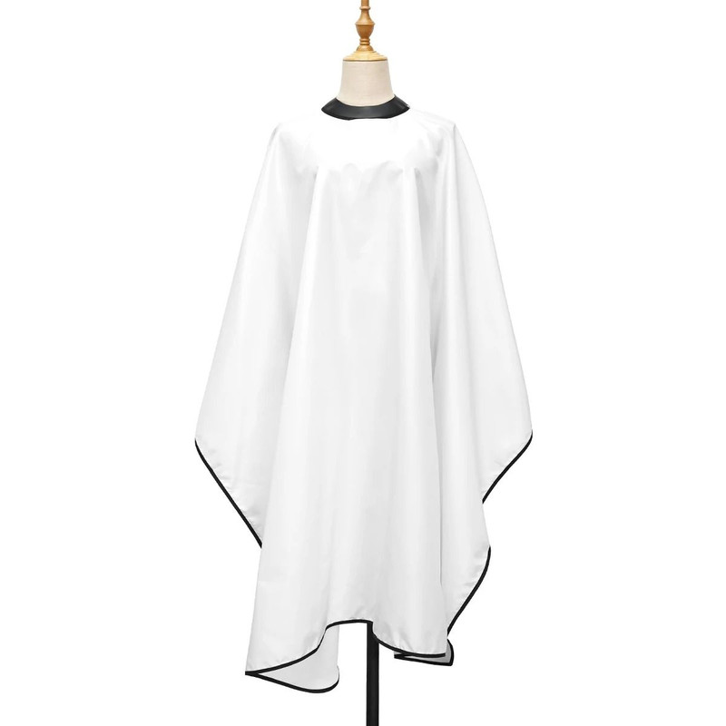 Professional Barber Salon Apron With Silicone Collar Waterproof Hairdressing Cape 7