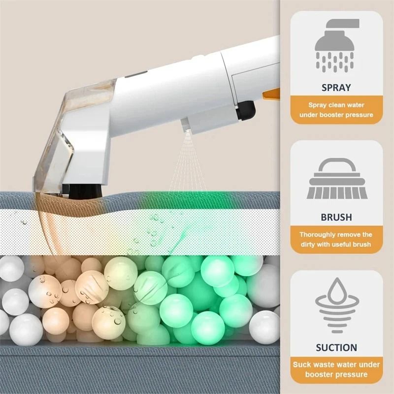 Powerful Handheld Carpet Cleaner Corded Spot Cleaning Machine For Sofa And Car 4