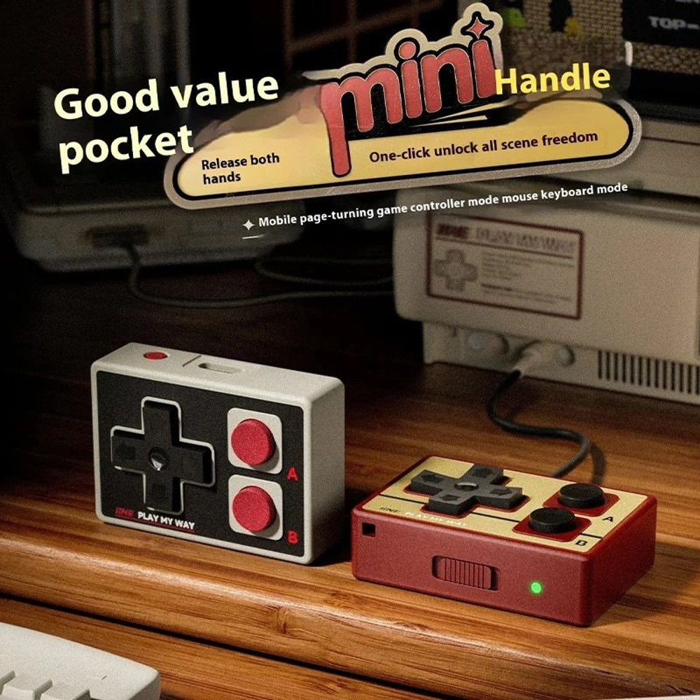 IINE Pocket Mini Bluetooth Game Controller Multi Function Joystick For Android And IPhone 0
