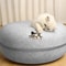 Felt Donut Cat Tunnel Bed With Breather Hole And Interactive Play Hideout 1