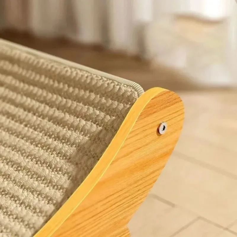 Wooden Cat Scratching Bed Kit With Detachable Scratch Board Multifunction Toy 5