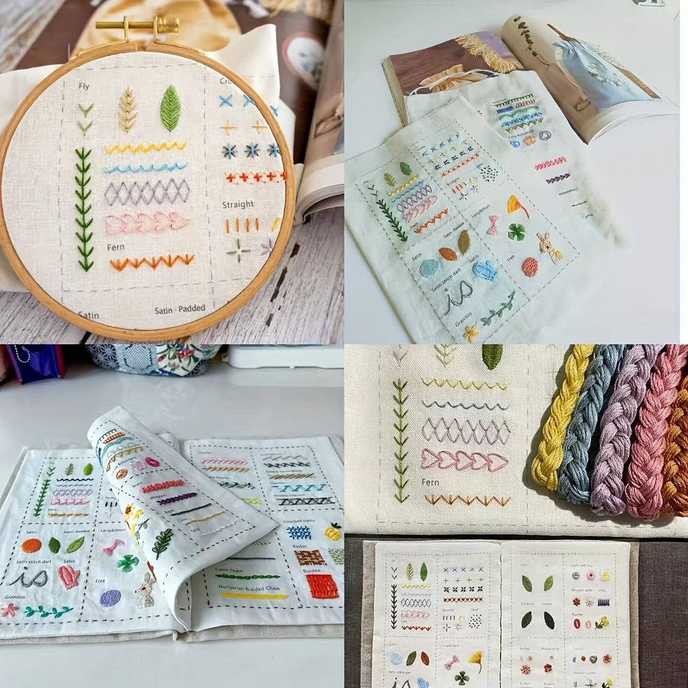 Embroidery Stitch Book DIY Sewing Stitch Guide For Beginners And Enthusiasts 1