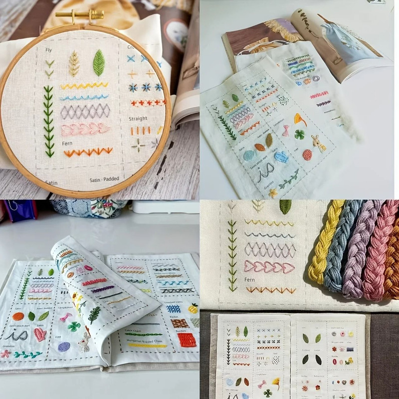 Embroidery Stitch Book DIY Sewing Stitch Guide For Beginners And Enthusiasts 1