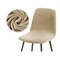 Velvet Short Back Chair Cover Stretch Slipcovers Set 15