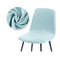 Velvet Short Back Chair Cover Stretch Slipcovers Set 21