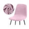 Velvet Short Back Chair Cover Stretch Slipcovers Set 26