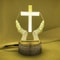 Jesus Cross LED Night Light 3D Optical Illusion Table Lamp 0