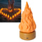 Simulation Flame Lamp Rechargeable False Fire Night Light 1