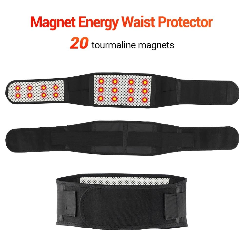Adjustable Tourmaline Self Heating Magnetic Therapy Lumbar Support Belt For Back Pain Relief And Po 4