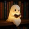 Cute Ghost 3D LED Reading Lamp Halloween Night Light For Bedroom Desk And Home Decor 0
