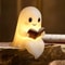 Cute Ghost 3D LED Reading Lamp Halloween Night Light For Bedroom Desk And Home Decor 2