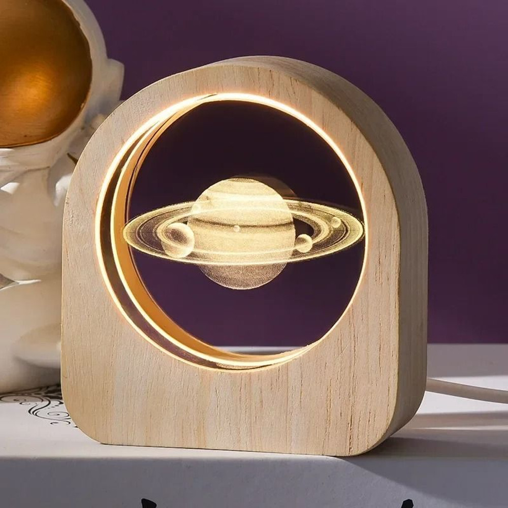 3D Crystal Glass Solar System Laser Engraved Astronomy Decoration Gift 12