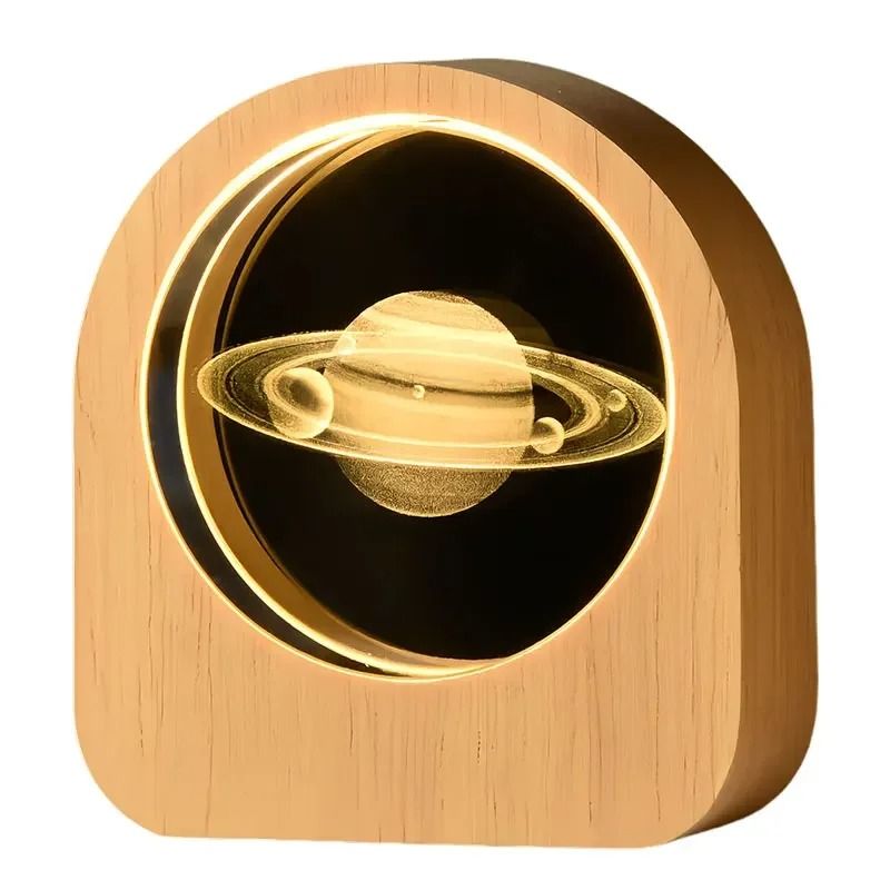 3D Crystal Glass Solar System Laser Engraved Astronomy Decoration Gift 5